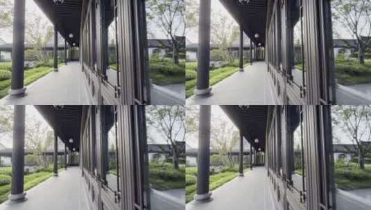 中式庭院高端酒店高清在线视频素材下载
