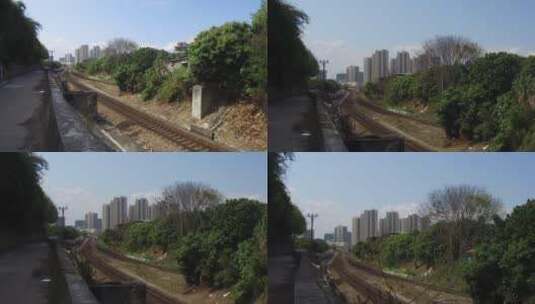 城市铁路高清在线视频素材下载