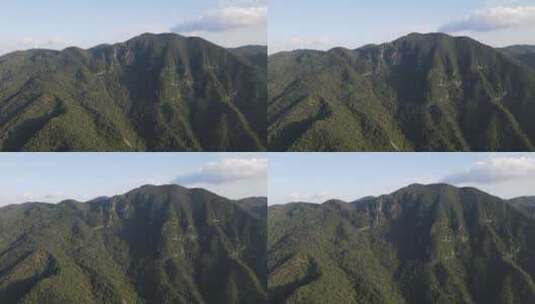 航拍高山森林原始森林高清在线视频素材下载