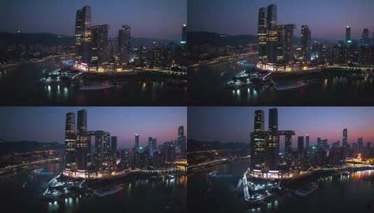 重庆地标航拍14高清在线视频素材下载