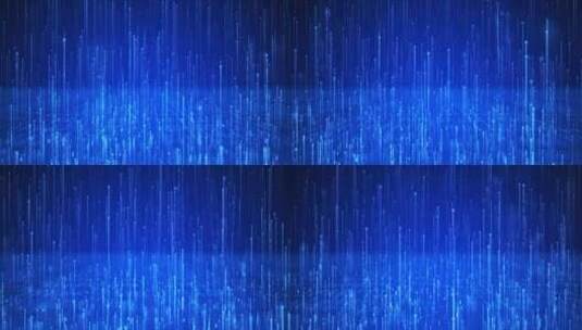 蓝色科技数字粒子优雅粒子光线条纹升起视频高清在线视频素材下载