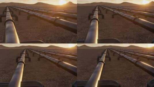 石油 石油开采 开采 油田 化工高清在线视频素材下载