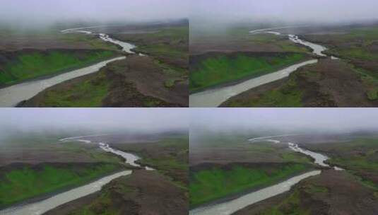 冰岛白天的风景高清在线视频素材下载