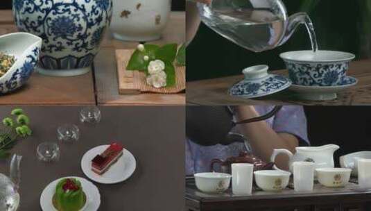 茶叶茶道茶艺实拍视频素材高清在线视频素材下载