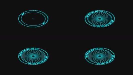 科技HUD 虚拟科技 科技元素高清在线视频素材下载