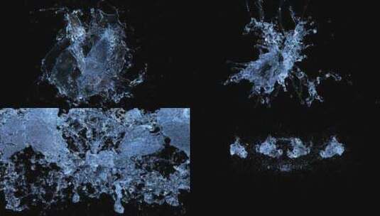 水花飞溅高清在线视频素材下载