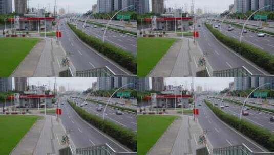 上海车流高清在线视频素材下载