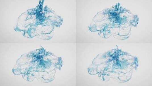 流动溶解的粒子3D渲染高清在线视频素材下载