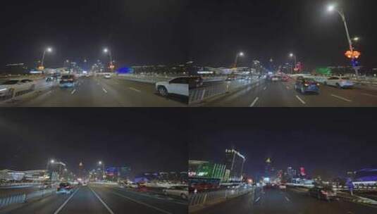 中国辽宁沈阳春节氛围街道交通高清在线视频素材下载