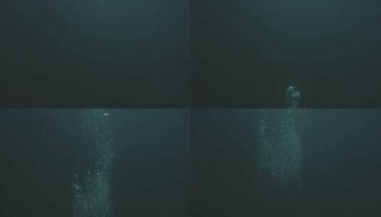 实拍写实海底气泡02高清在线视频素材下载
