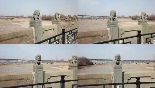北京卢沟桥石狮子高清在线视频素材下载
