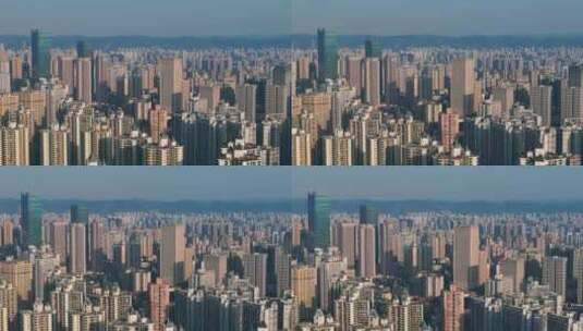 重庆城市风光天际线航拍4k高清在线视频素材下载