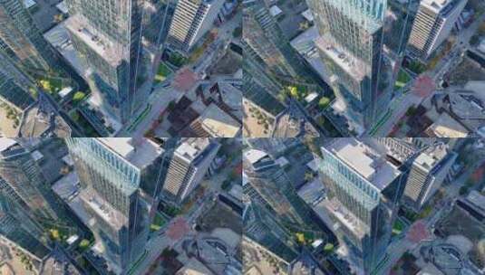 4K-俯拍亚马逊办公楼高清在线视频素材下载