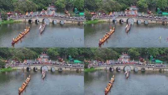 中国广东省广州市荔湾区荔湾湖招景高清在线视频素材下载