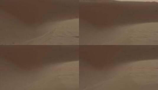 沙漠中模糊沙子的近景高清在线视频素材下载