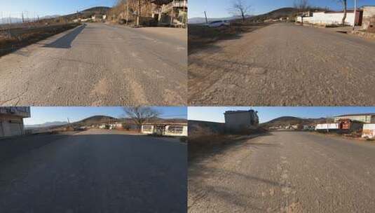 公路 移动 道路 自然风景高清在线视频素材下载