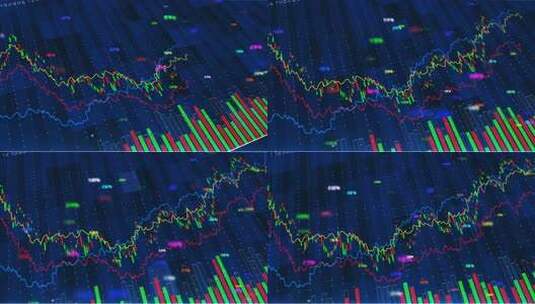 金融市场数据图表动画背景高清在线视频素材下载