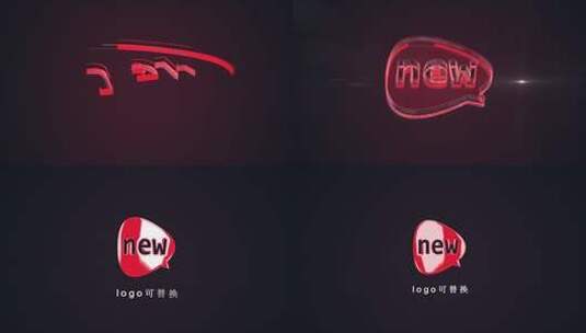 简洁企业logo演绎高清AE视频素材下载