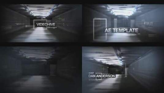 时尚动感标题字幕条文字开场场景展示AE模板高清AE视频素材下载