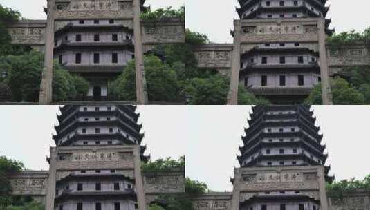 杭州西湖六和塔高清在线视频素材下载