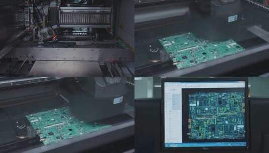 芯片制造 芯片 科技企业 工厂 车间高清在线视频素材下载