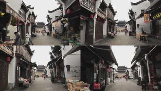 杭州建德严州古城，梅城古镇高清在线视频素材下载
