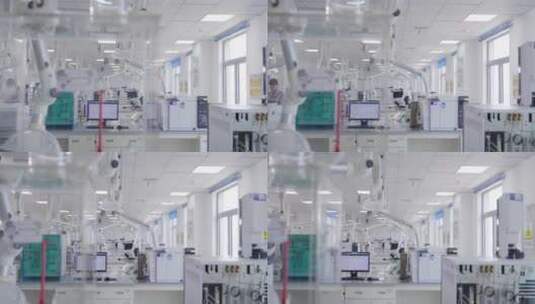 现代化的生物化学实验室高清在线视频素材下载