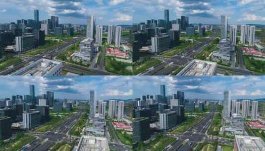 杭州城西未来科技城建设发展成果高清在线视频素材下载