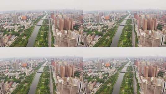 【4K】郑州花园路东风渠高清在线视频素材下载