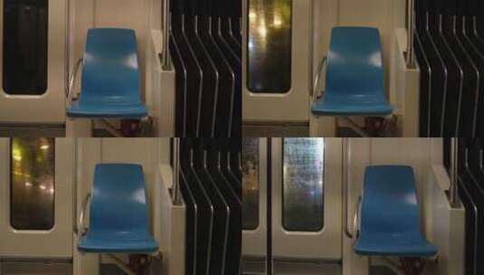 广州有轨电车爱心座椅高清在线视频素材下载