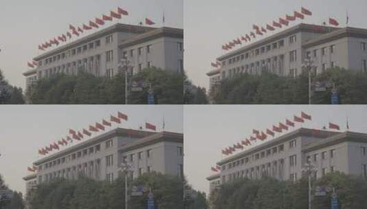 祝福祖国 大气北京素材 天安门红旗高清在线视频素材下载