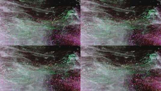 4k彩色微颗粒粉末液体流动动画素材 (17)高清在线视频素材下载