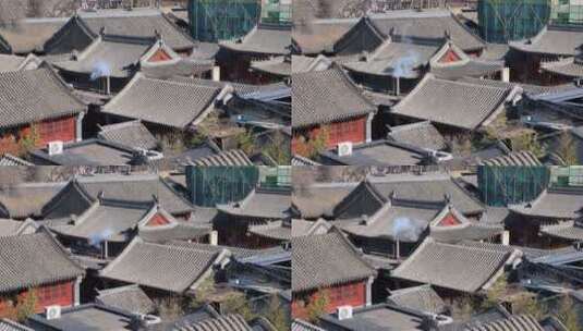北京胡同老居民建筑老房子高清在线视频素材下载