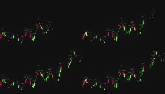 【透明通道】股票股市数据高清在线视频素材下载