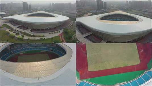 湛江奥林匹克体育中心高清在线视频素材下载