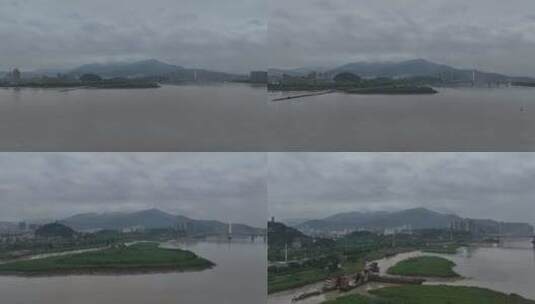 温州鹿城区航拍高清在线视频素材下载