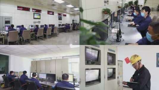 工业工厂自动化生产设备工程师办公室车间高清在线视频素材下载