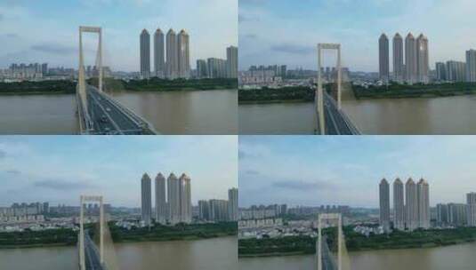 南宁 邕江  白沙大桥高清在线视频素材下载