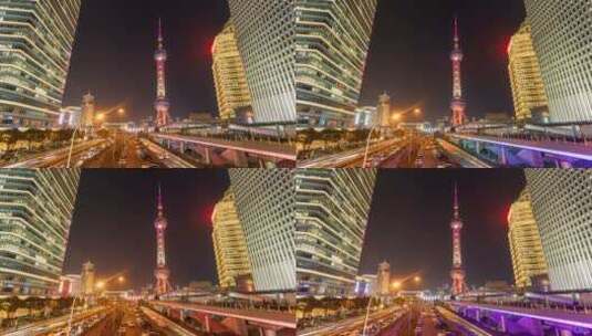 【6K】上海东方明珠延时一组高清在线视频素材下载