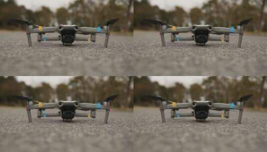 大疆无人机起飞高清实拍2高清在线视频素材下载