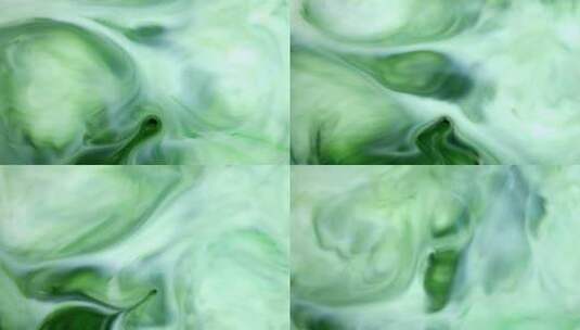 墨绿色流动的液体高清在线视频素材下载