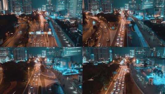 上海世纪大道延时摄影高清在线视频素材下载