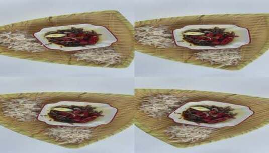 美味明虾4K实拍视频高清在线视频素材下载