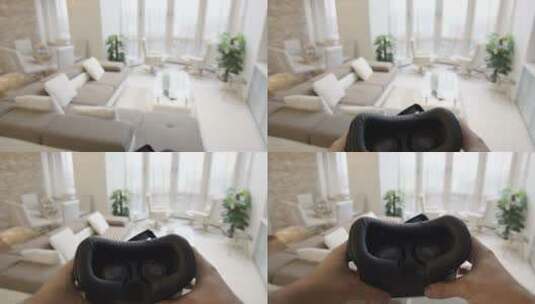 VR 元宇宙 虚拟世界 vr眼镜 AR 增强现实高清在线视频素材下载