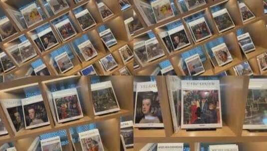 济南大明湖边书店，最美书店高清在线视频素材下载