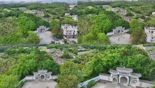 4K航拍深圳龙华版画基地3高清在线视频素材下载