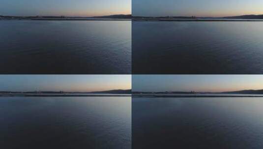 日落时分的海面高清在线视频素材下载