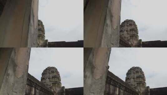实拍柬埔寨吴哥窟高清在线视频素材下载