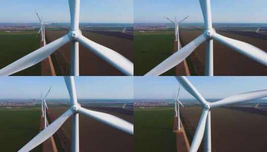 风力发电 风车发电高清在线视频素材下载