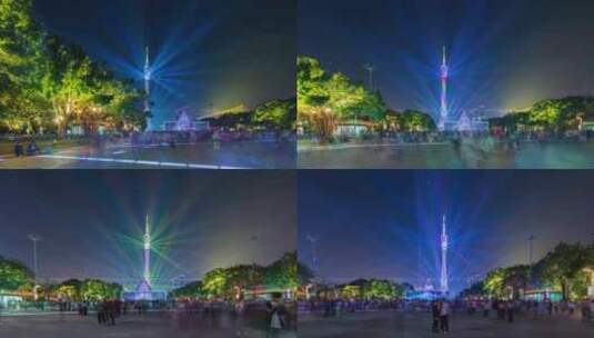 第十二届广州国际灯光节高清在线视频素材下载